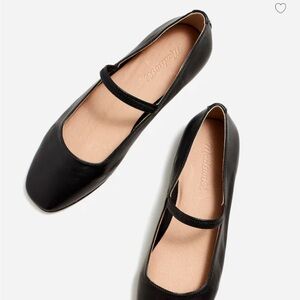 Madewell Classic Black Mary Jane Loafers